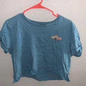 Billabong Cropped Graphic Tee